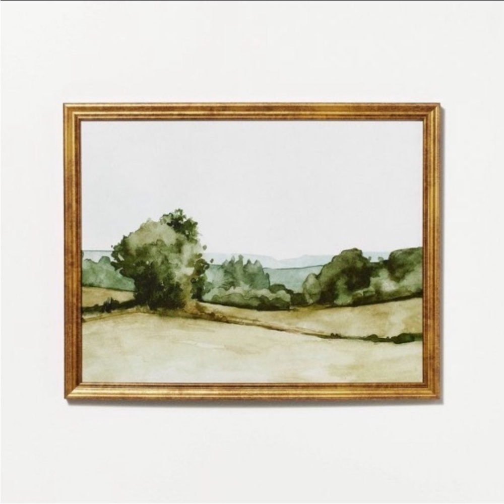Studio McGee Framed Print “Rolling Hills” Landscape Art Threshold